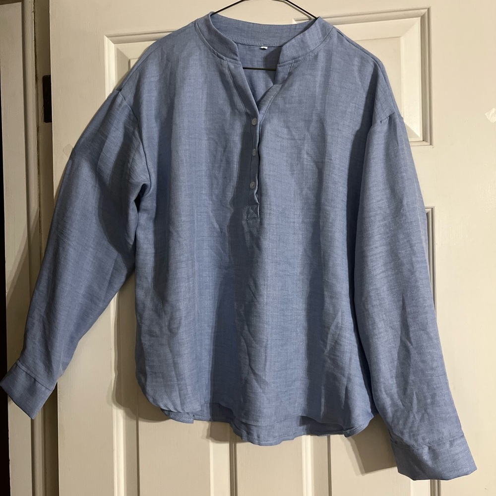 Light Blue Long Sleeve Shirt